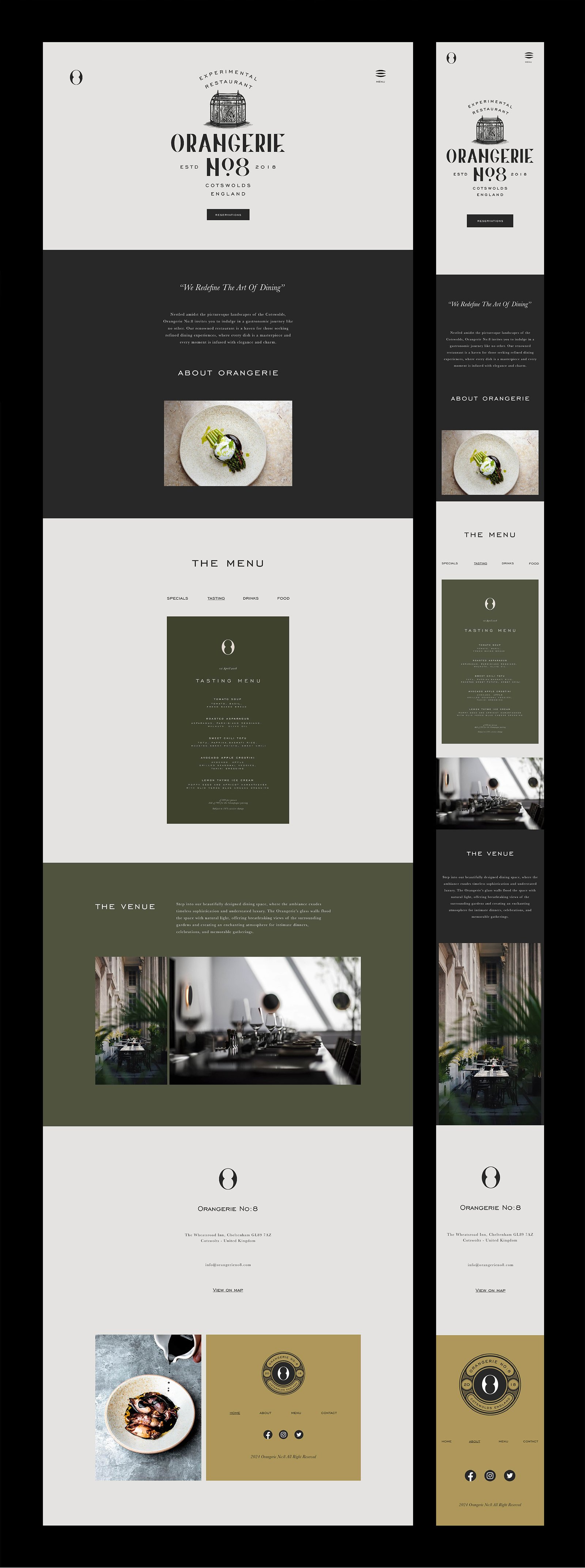 orangerieno8 luxury restaurant website design-2